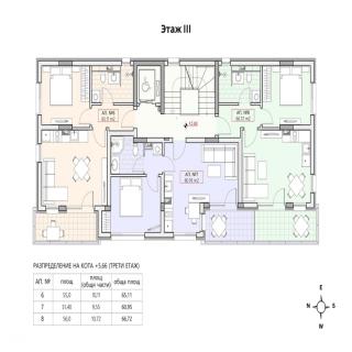 Neue Wohnungen in einem Boutique-Gebäude in Raten ID2348, layout 4 (preview) | Ideal Estate