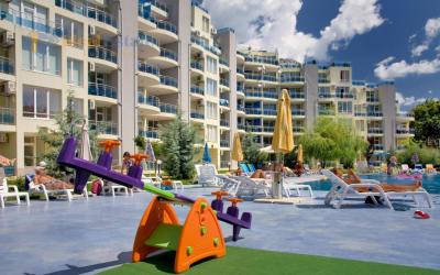 🌊 Роскошная 4-комнатная квартира с видом на море в Равде - комплекс Oasis, 100 м до пляжа | ID2791 Фото 20