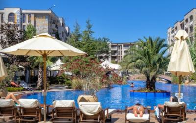 Двухкомнатная квартира в комплексе Cascadas Family Resort на Солнечном Береге — вид на бассейн, премиальный уровень жизни ID2747 Фото 21
