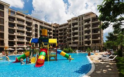 Двухкомнатная квартира в комплексе Cascadas Family Resort на Солнечном Береге — вид на бассейн, премиальный уровень жизни ID2747 Фото 22