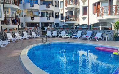 Студия с видом на море в Vista Del Mar 2, Святой Влас ID2724 Фото 17