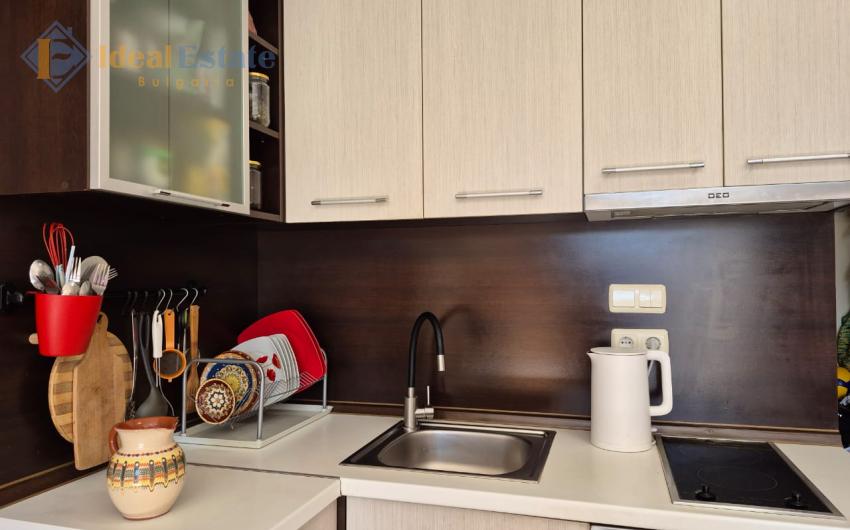 One-bedroom apartment in Cascadas Family Resort in Sunny Beach — pool view, premium complex ID2747 Photo 4