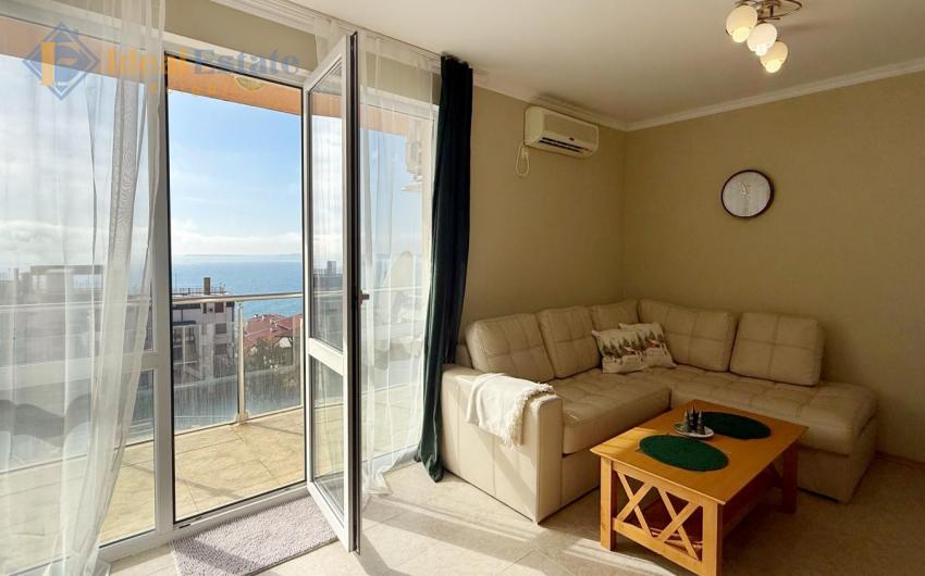 Продаётся просторный трёхкомнатный апартамент с видом на море в комплексе Vista Residence, Святой Влас ID2594 Фото 11
