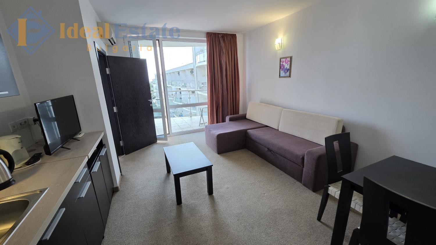 🌊 Gemütliche Wohnung mit Meerblick in Sarafovo, Komplex Atlantis Resort & SPA — 200 m vom Strand | ID2764 Vergrößertes Foto 2