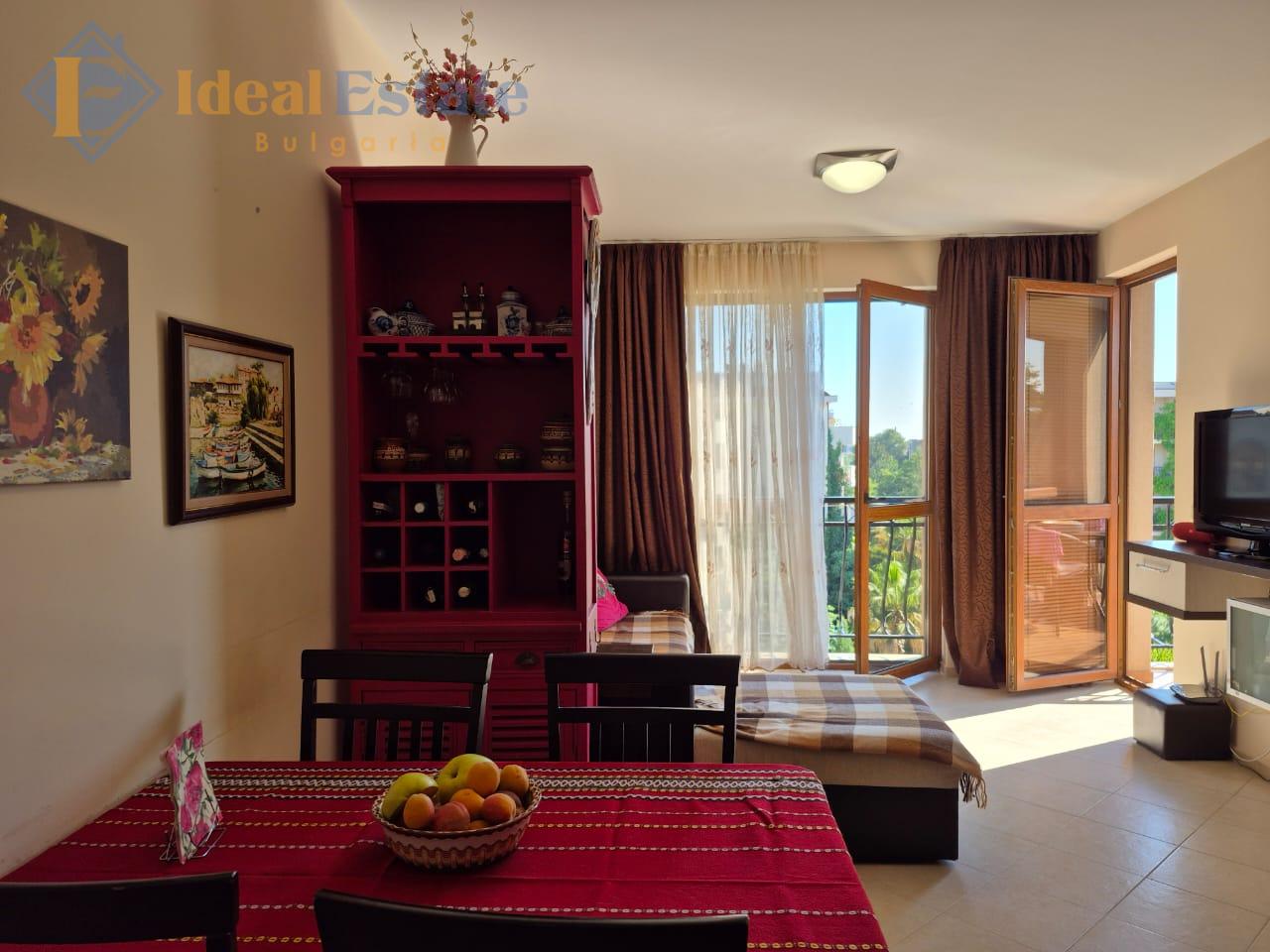 One-bedroom apartment in Cascadas Family Resort in Sunny Beach — pool view, premium complex ID2747 Enlarged photo 3