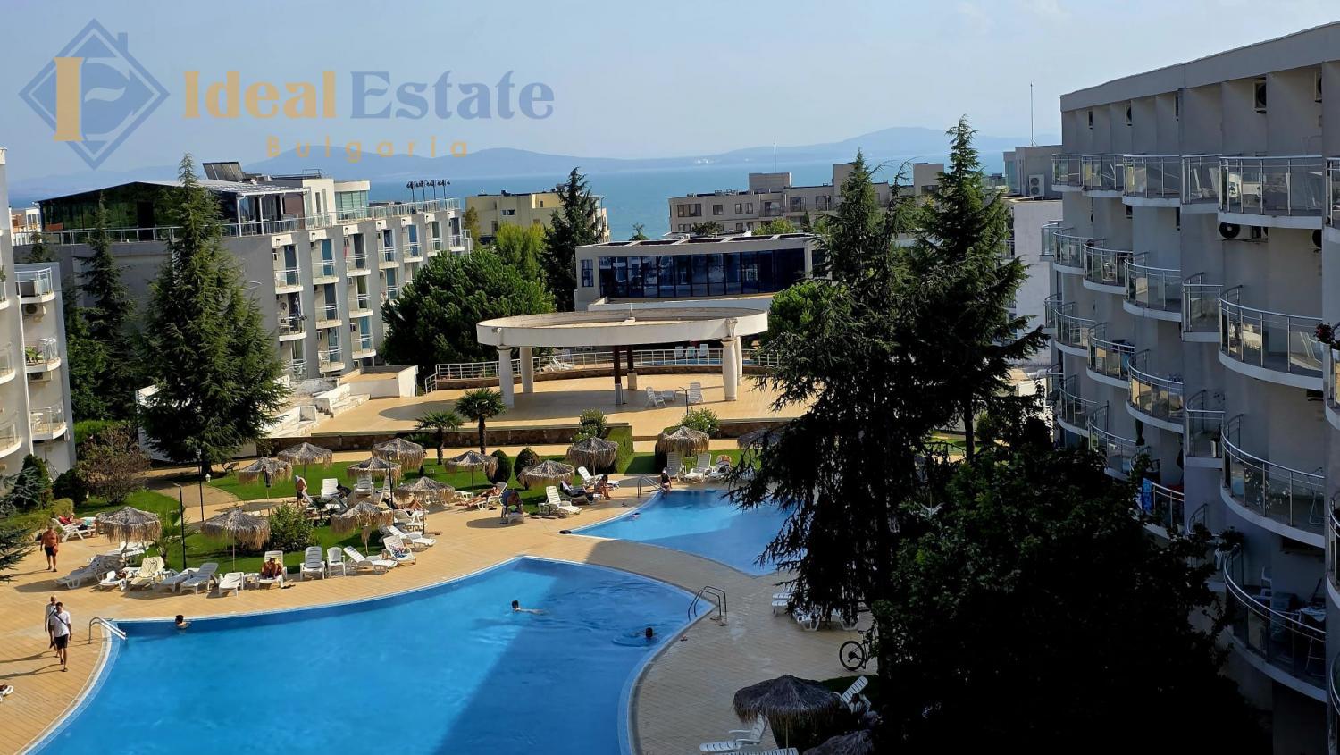 🌊 Gemütliche Wohnung mit Meerblick in Sarafovo, Komplex Atlantis Resort & SPA — 200 m vom Strand | ID2764 Vergrößertes Foto 5